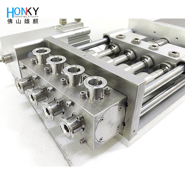 মাল্টিপল হেড সিরামিক ফিলিং পাম্প 0.4KW পাওয়ার এবং উচ্চ সান্দ্রতা তরল জন্য 1-10ml থেকে 5-50ml ফিলিং আকার