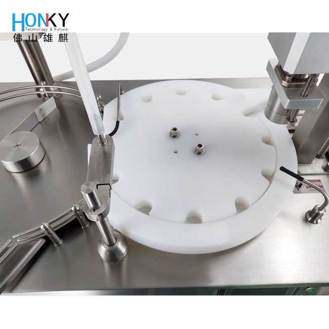 সেমি-অটোমেটিক 3 মিলি এসেন্স ভলিউল ভর্তি এবং ক্যাপিং মেশিন