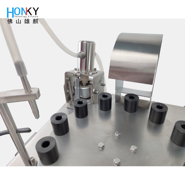 Hygienic 304 Stainless Steel Cap Pressing Machine with AC 220V 50-60Hz 550W Power for Small Bottles (60kg)