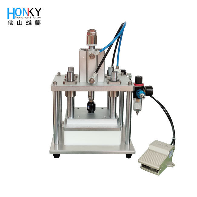 Adjustable Pressure Cap Pressing Machine for Small Business Use in Cosmetic Bottle Plug Pressing