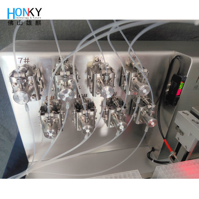 পিসিআর ডিপ ওয়েল প্লেট লিকুইড ফিলিং মেশিন ব্যবহার করে ছোট আকারের ডেস্কটপ, যা জৈব রিএজেন্ট পূরণের জন্য একাধিক ফিলিং চ্যানেল সহ