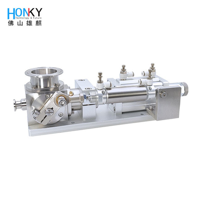 বায়ু চালিত ম্যানুয়াল সমন্বয় OEM রোটারি ভালভ বায়ুসংক্রান্ত পিস্টন ফিলিং পাম্প সঙ্গে OEM সেবা জন্য ক্রিম লোশন ফিলিং