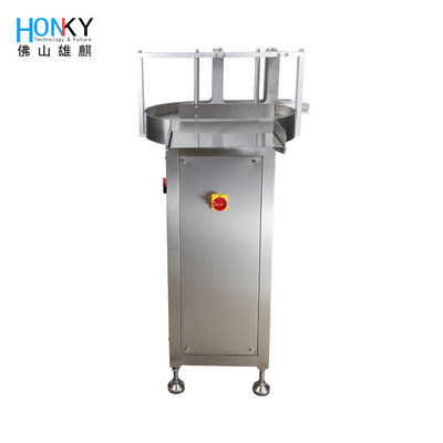 স্টেইনলেস স্টীল 304 নির্মাণের সাথে স্বয়ংক্রিয় উত্পাদন লাইন জন্য কাস্টম 50cm ব্যাসার্ধ বৃত্তাকার বোতল ফিডার