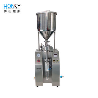উচ্চ নির্ভুলতা সিরামিক পাম্প সহ 50w 12ml জেল সিরিঞ্জ পেস্ট ফিলিং মেশিন