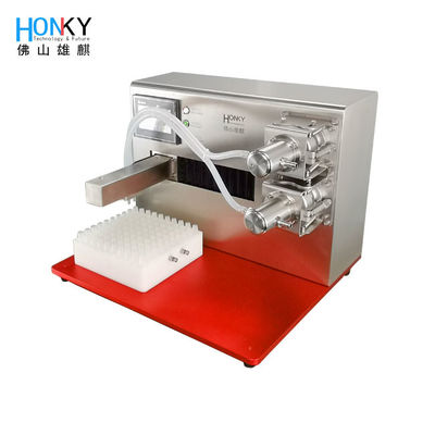 10ml এসেনশিয়াল অয়েল গ্লাস বোতল ফিলিং মেশিন 60BPM ডুয়াল হেড