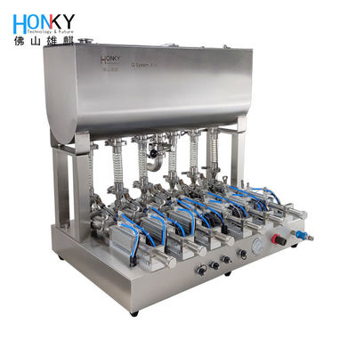 উচ্চ গতির লুব্রিকেন্ট ফিলিং মেশিন 6 হেড 8000BPH 500W