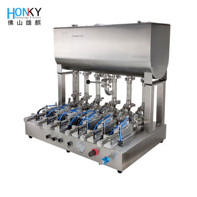 খাদ্য ছোট লাইন প্যাকেজিংয়ের জন্য 500W 25ml পেস্ট ফিলিং মেশিন