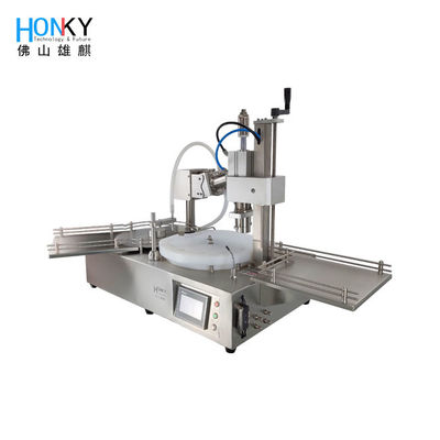 সিরামিক পাম্প সহ 25BPM 10ml গ্লাস ভায়াল লিকুইড ফিলিং মেশিন