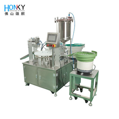 এসি 220V 0.6MPA স্বয়ংক্রিয় টিউব ফিলিং মেশিন প্রতি মিনিটে 40 পিসি
