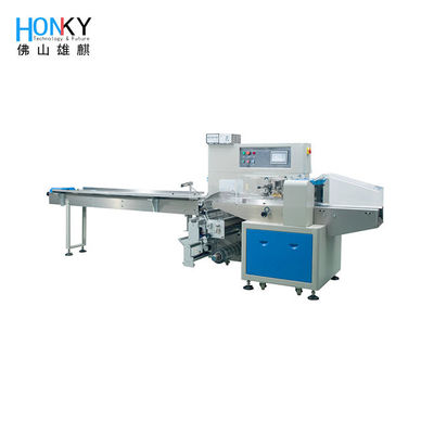 এসি 220V 150 বিপিএম ফিলিং প্যাকিং মেশিন অনুভূমিক ফ্লো র‍্যাপার