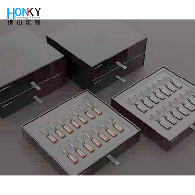 6ml পাম্প ডেস্কটপ বোতল ফিলিং মেশিন অ্যান্টি-রিঙ্কেল সিরাম প্লাস্টিক অ্যাম্পুলের জন্য